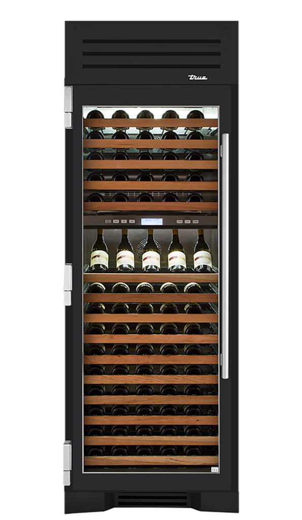 30" Wine Column in Matte Black