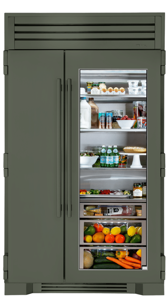48 Inch - Side-By-Side - Stainless Glass Door