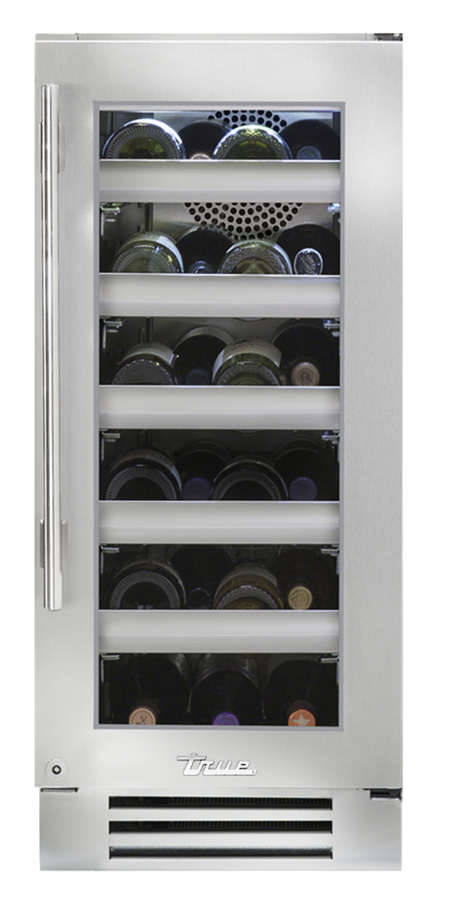 15" Undercounter wine cabinet in stainless