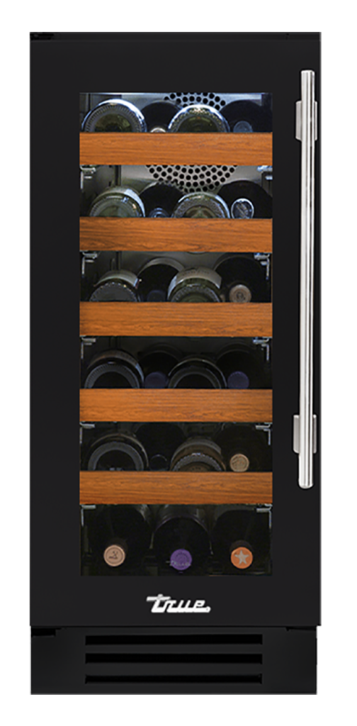 15" Undercounter Wine Cabinet in Matte Black