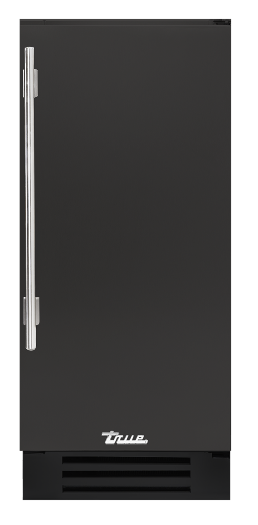 15" undercounter refrigerator in matte black