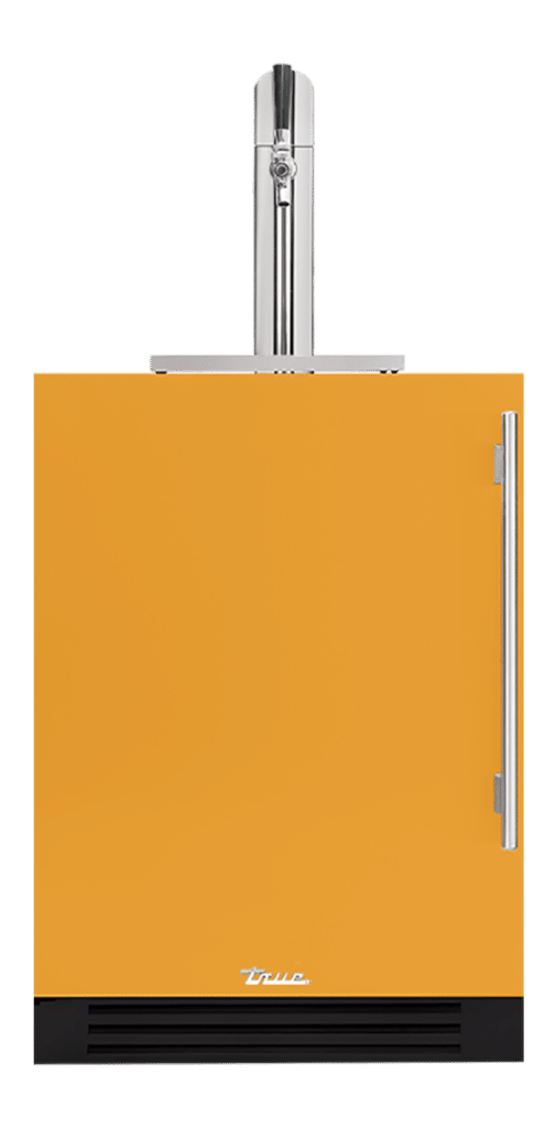 24" Undercounter Single Tap Beverage Dispenser in Saffron