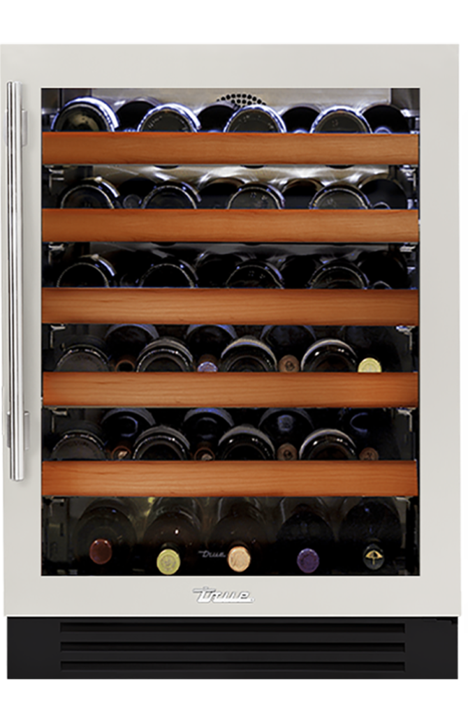 24" Undercounter Wine Cabinet in Antique White