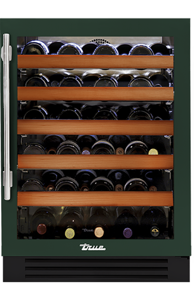 24" Undercounter Wine Cabinet in Emerald