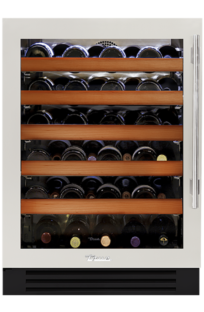 24" Undercounter Wine Cabinet in Antique White