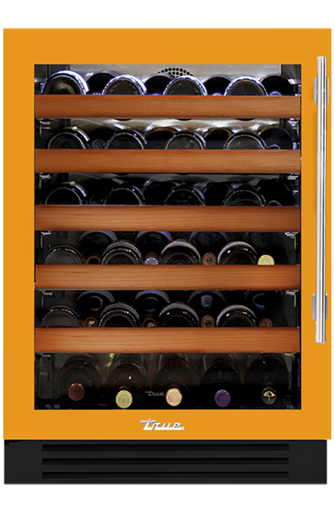 24" Undercounter Wine Cabinet in Saffron