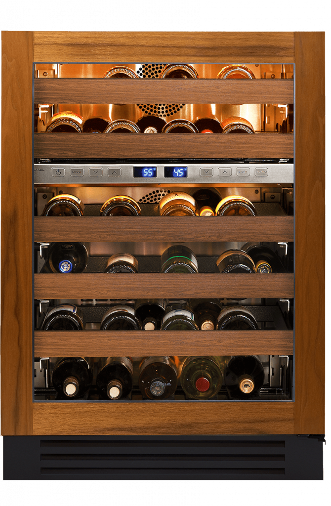 24 Wine Dual Undercounter Overlay Glass Right 2021