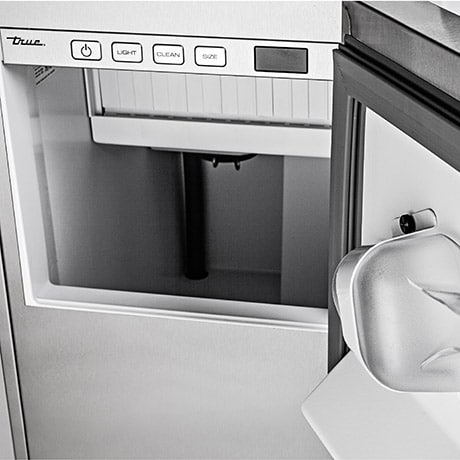 Open Clear Ice Machine