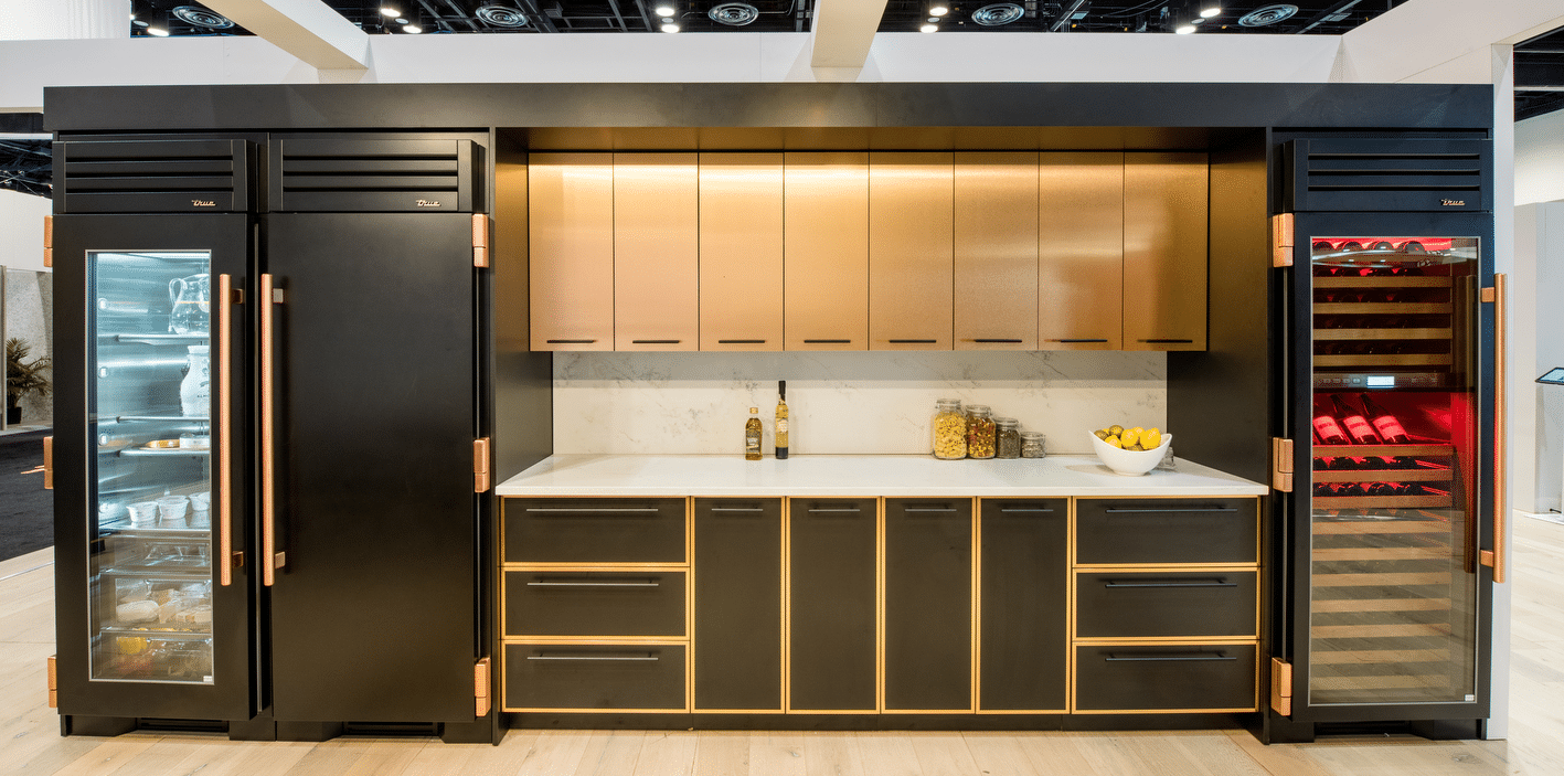 BlackandCopper - Refrigerator and Freezer Columns - Kitchen Show Display