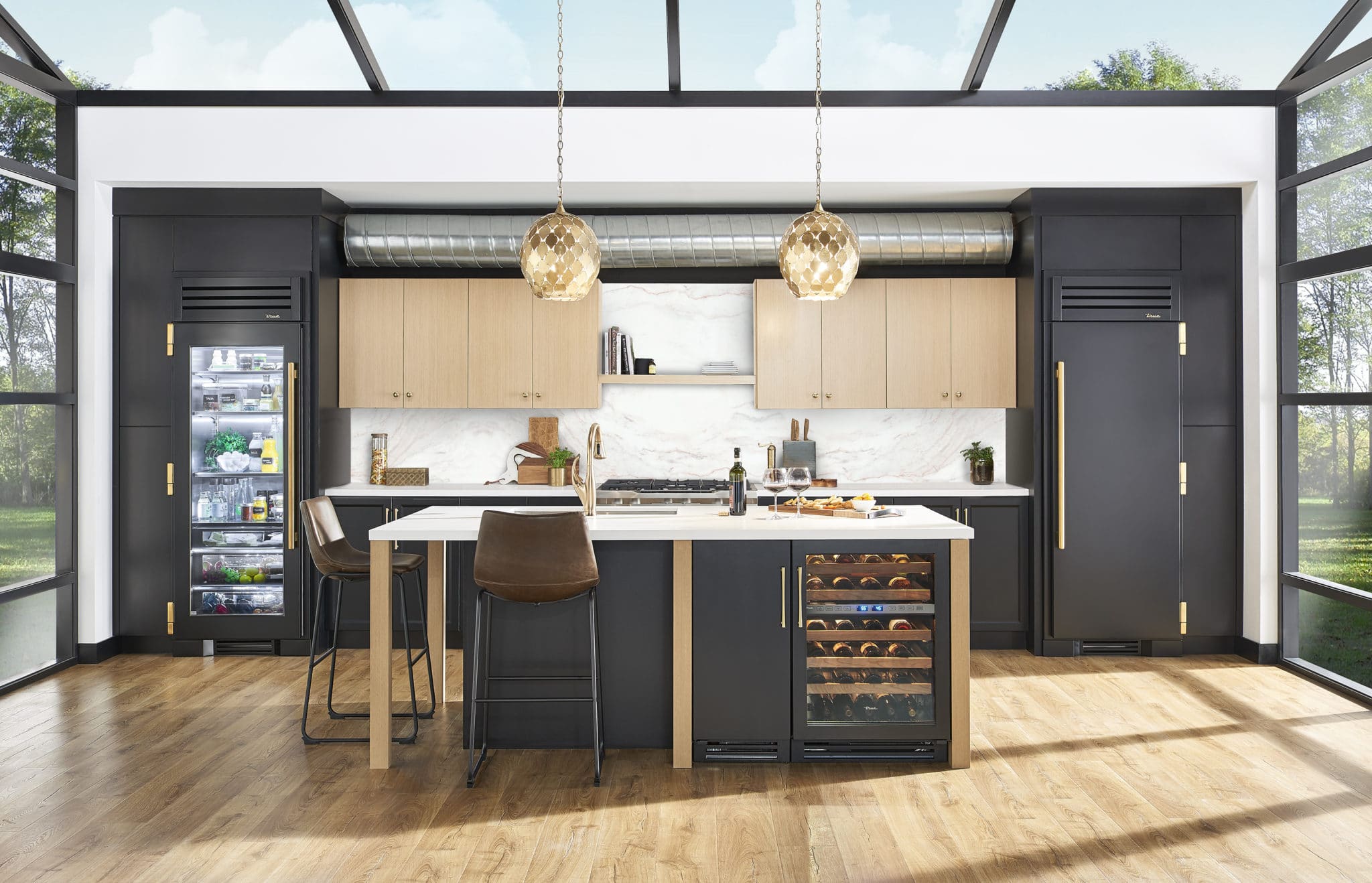 Greenhouse Black Kitchen