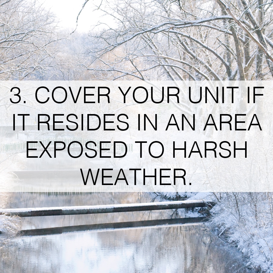 winterize - step 3 - Harsh Conditions