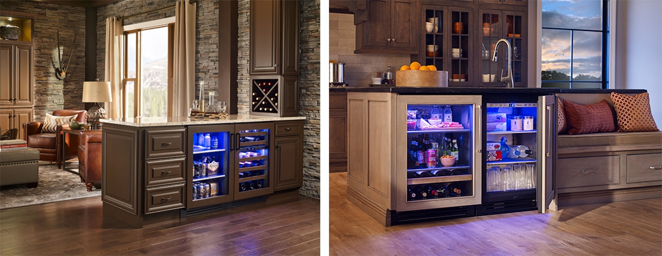 Bar - beverage center or dual zone wine cabinet