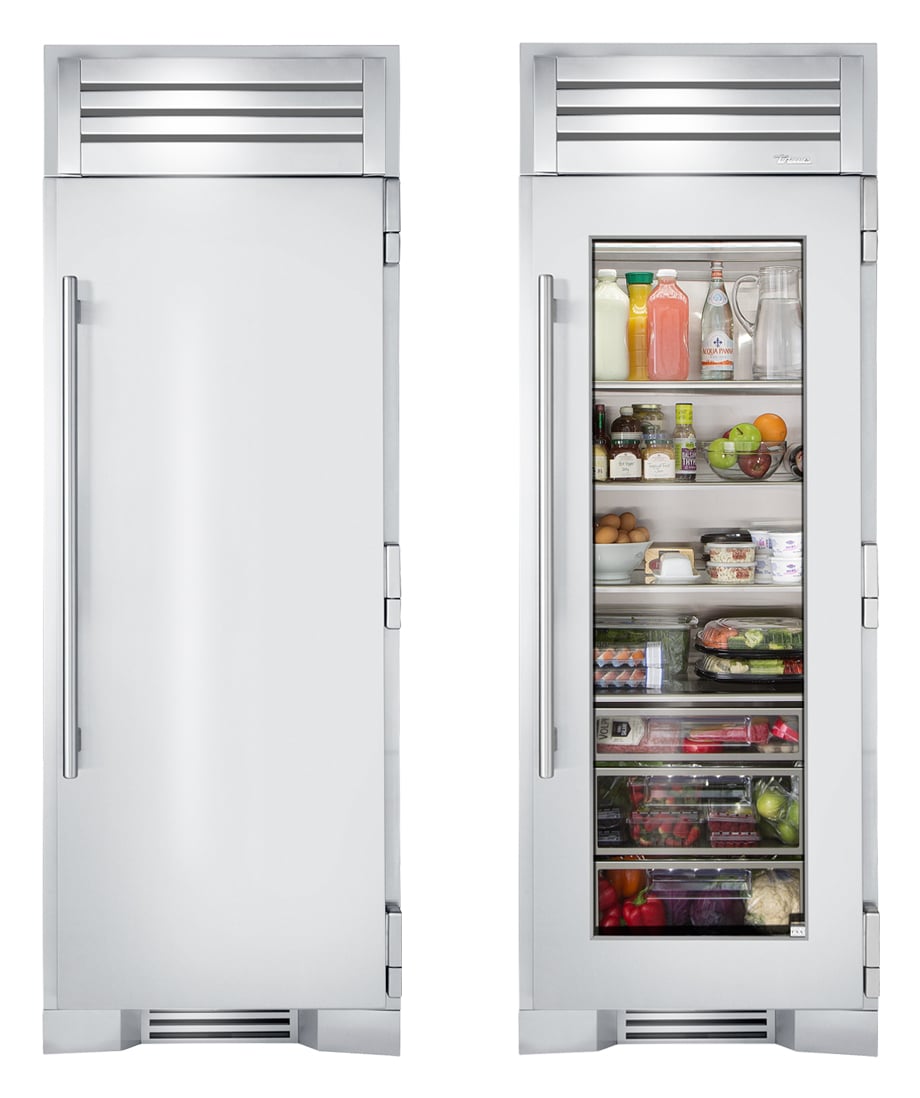Stainless Steel Refrigerator Columns - Solid and Glass Door