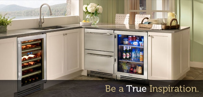 undercounter products - window view - sage walls - Kitchen Display 2