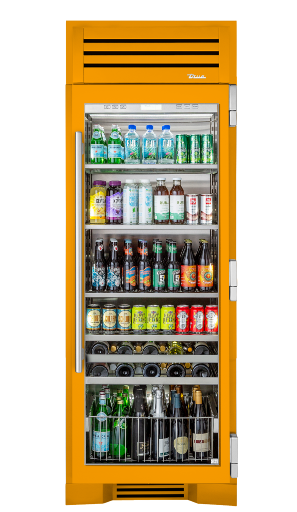 30" Beverage Center in Saffron