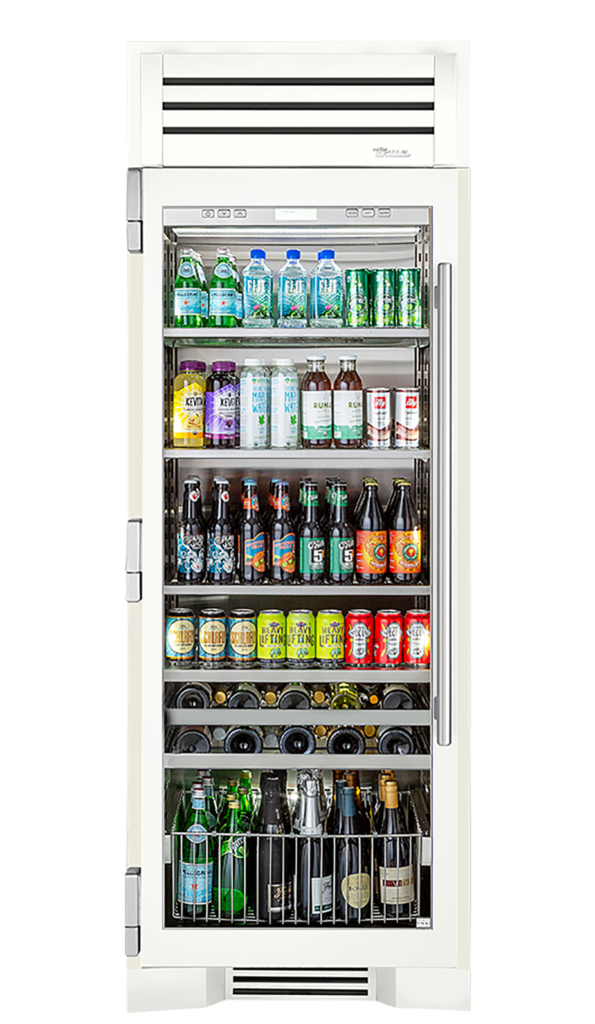 30" Beverage Center in Matte White