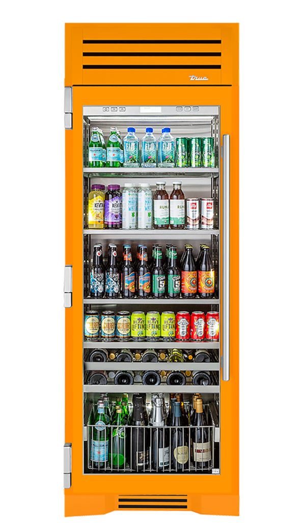 30" Beverage Center in Saffron