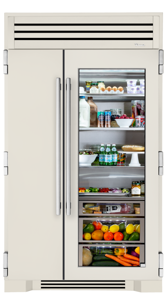 The True 48 Glass Door in Antique White