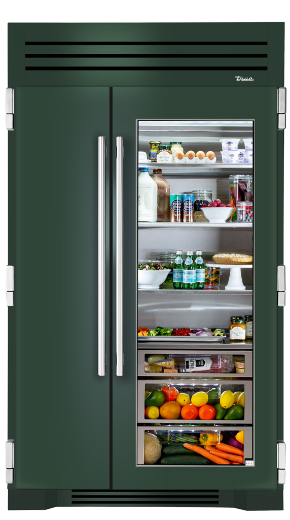 The True 48 Glass Door in Emerald