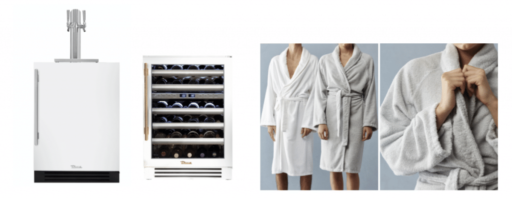 Beverage Dispenser - Undercounter Wine Cabinet - People in White Robes