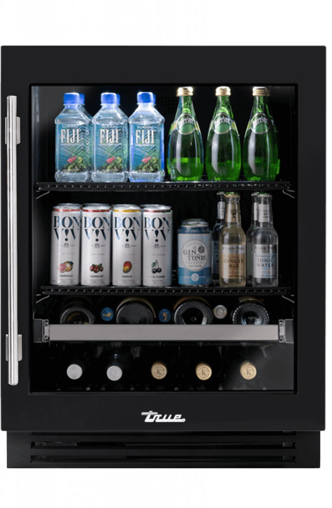 24 Ada Bev Stainless Glass Rh Matte Black