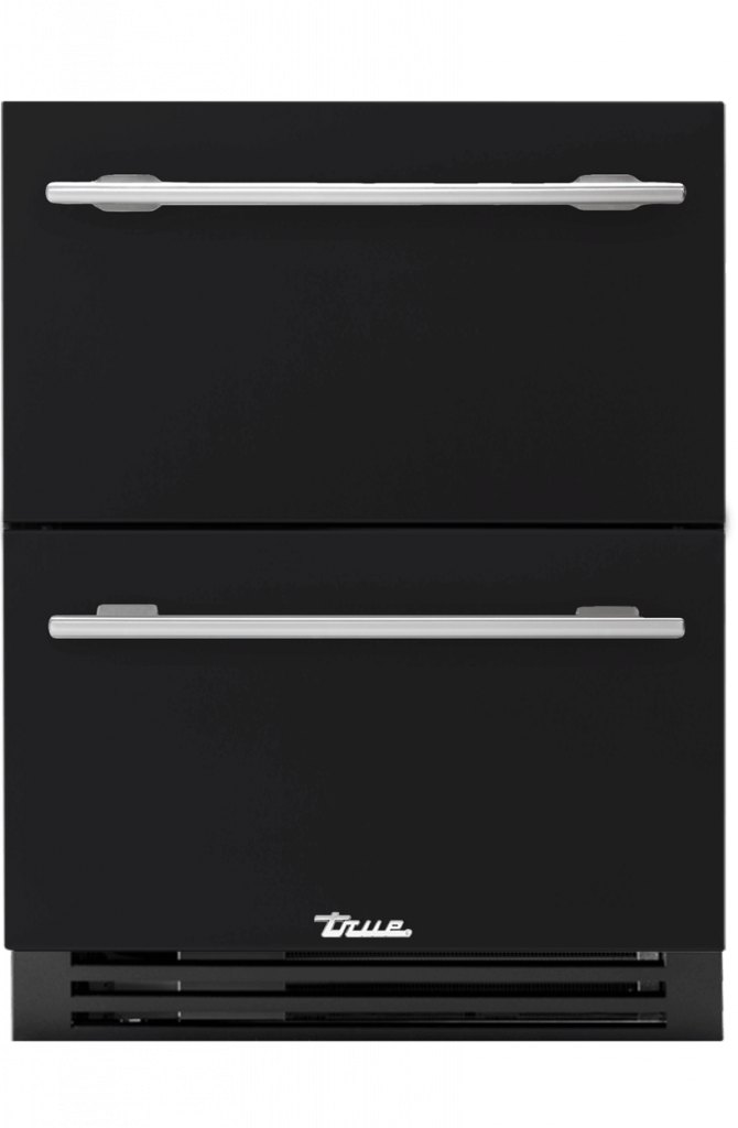 24 Ada Drawer Stainless Solid Matte Black