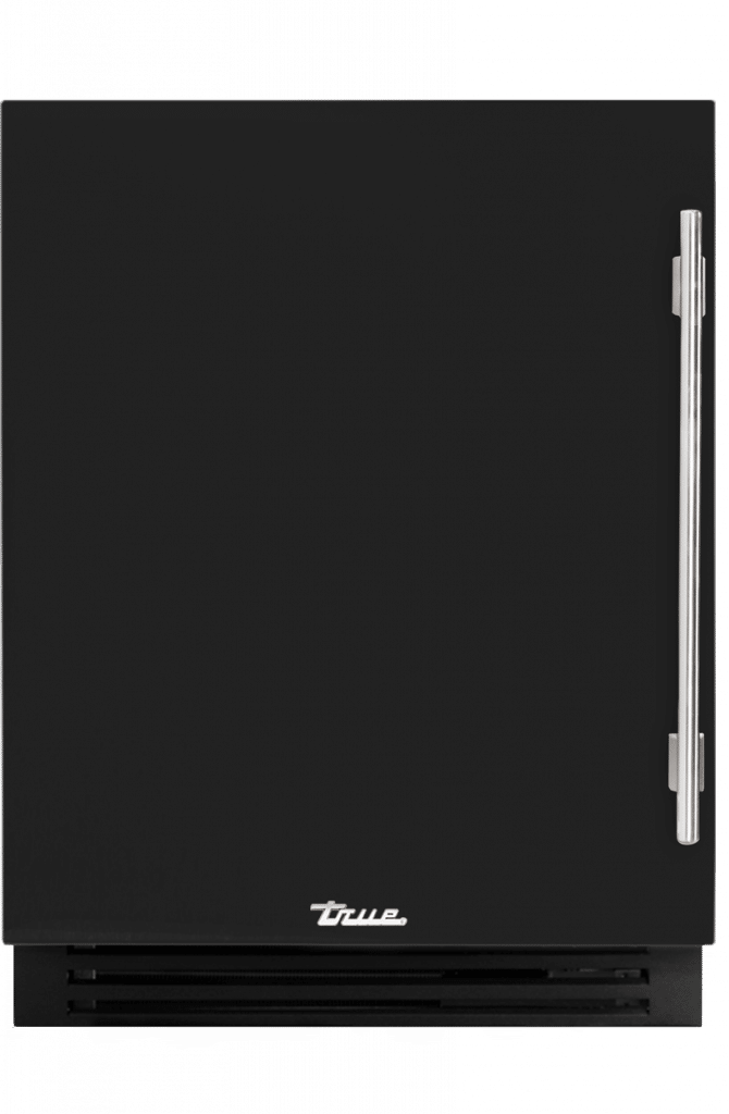 24 Ada Ref Bev Wine Stainless Solid Lh Gloss Black