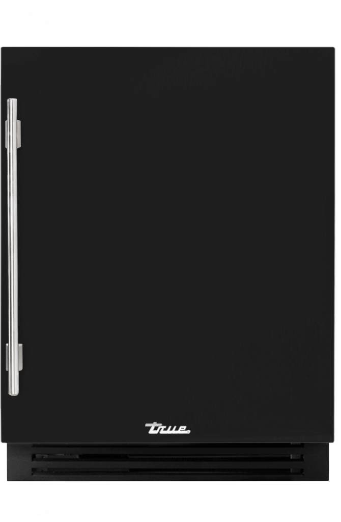 24 Ada Ref Bev Wine Stainless Solid Rh Matte Black