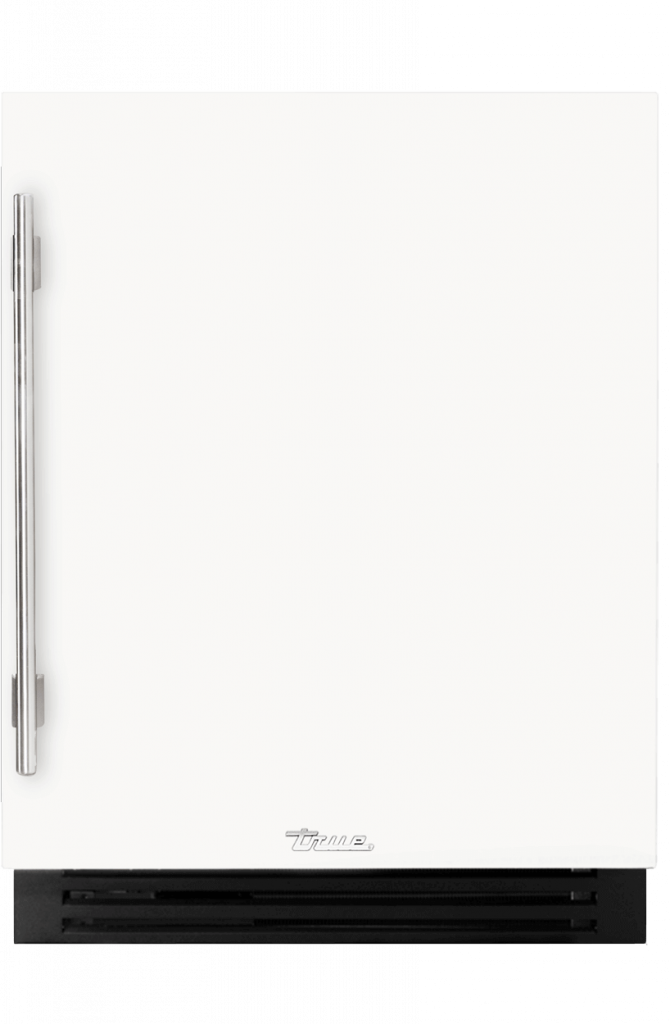 24 Ada Ref Bev Wine Stainless Solid Rh Matte White