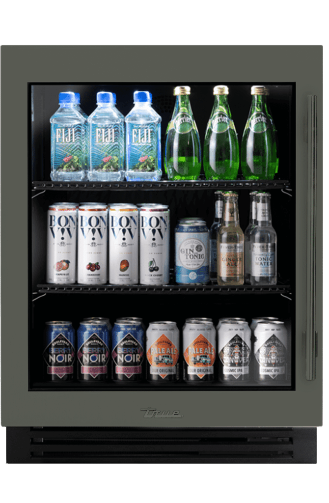 24 Inch - ADA - Undercounter Refrigerator - Stainless Glass Door - LEFT Hinge (1)