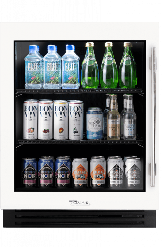 24 Ada Ref Stainless Glass Lh Matte White