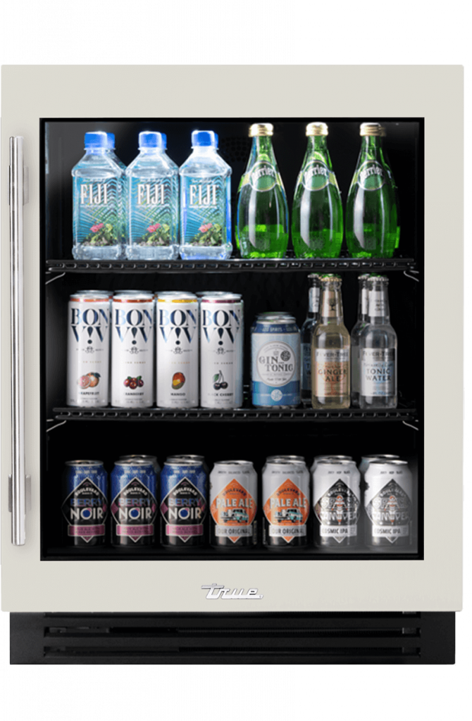 24 Ada Ref Stainless Glass Rh Antique White