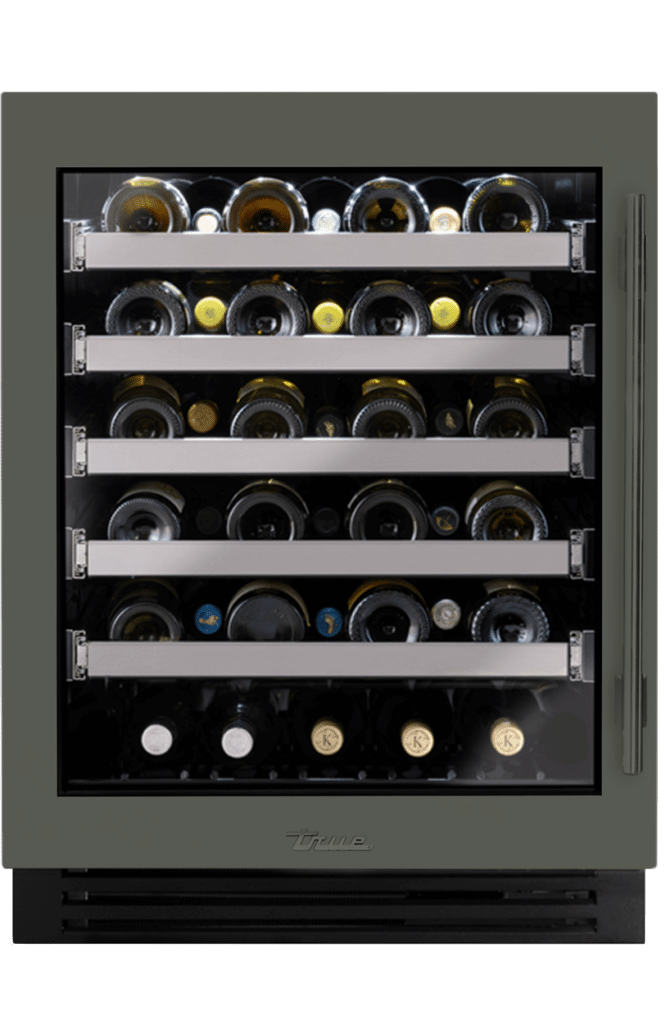 24 Inch - ADA Wine Cabinet - Stainless Glass Door - LEFT Hinge (1)