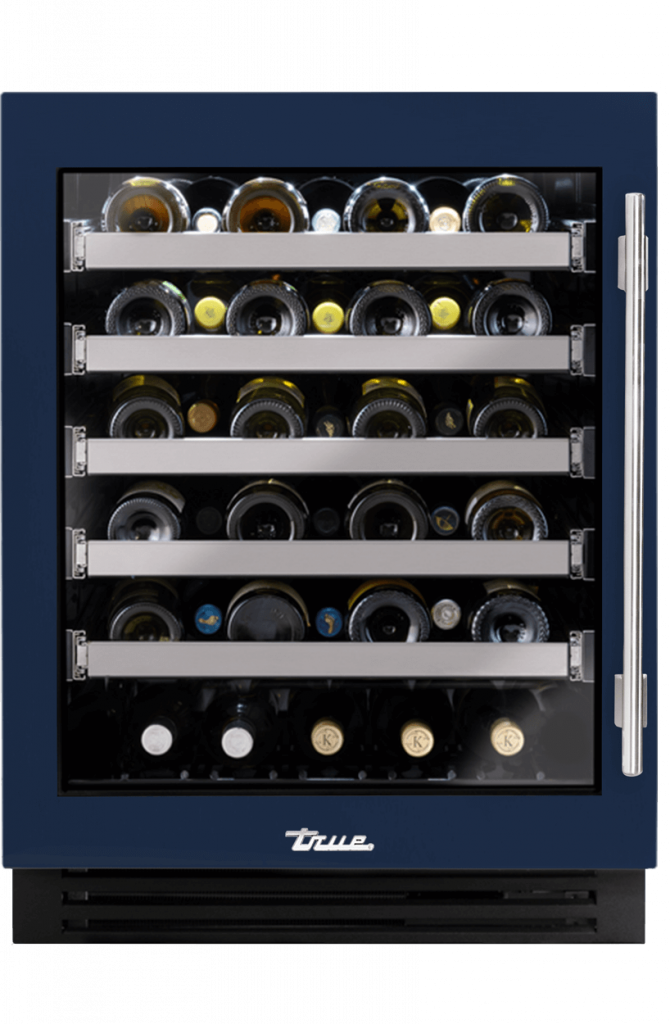 24 Ada Wine Stainless Glass Lh Cobalt