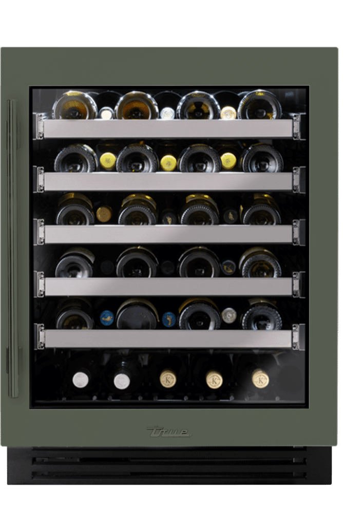 24 Inch - ADA Wine Cabinet - Stainless Glass Door - RIGHT Hinge (1)