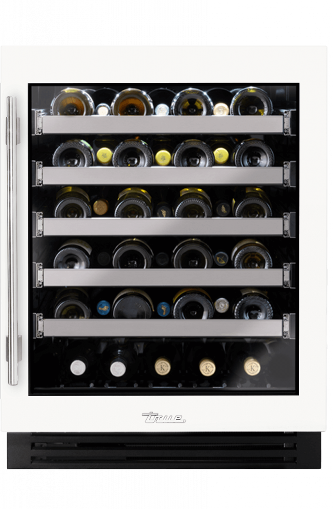 24 Ada Wine Stainless Glass Rh Matte White