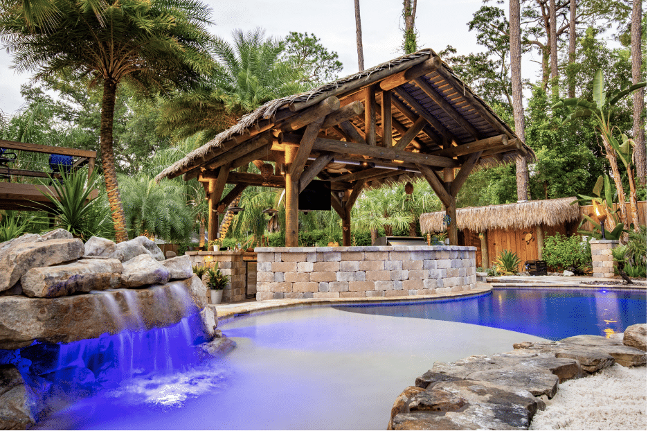 Tropical Bar Cover - Waterfall - Fountain - Pool Outdoor Patio