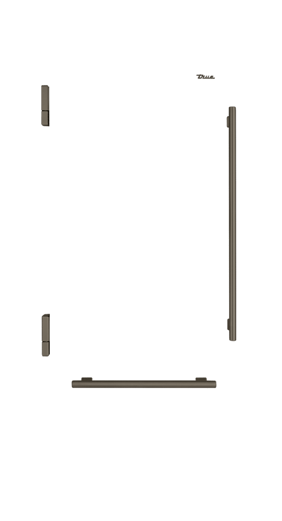 Bottomfreezer Hardware Lh Pewter