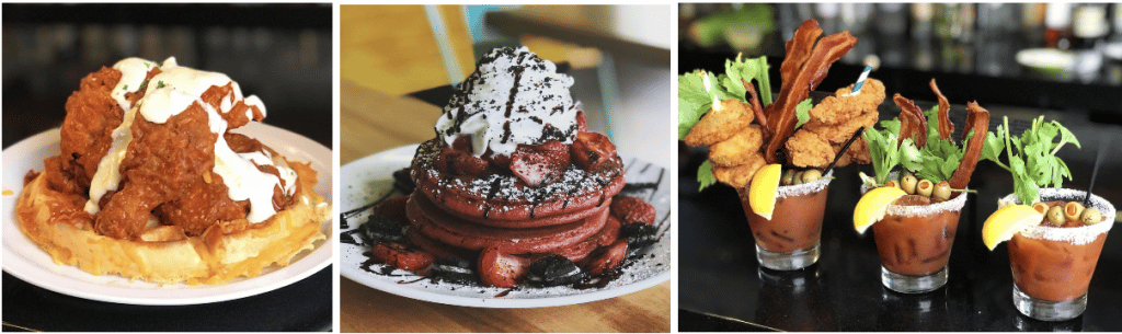 Brownstone Pancake Factory’s famous Brunch Box Food