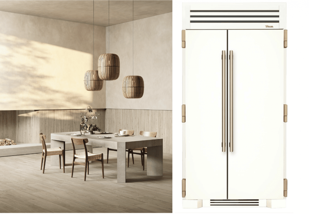 SideBySide and Beige Dining Room