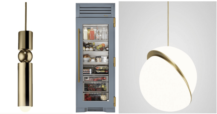 Pendant Lights - Bluestone Refrigerator Column