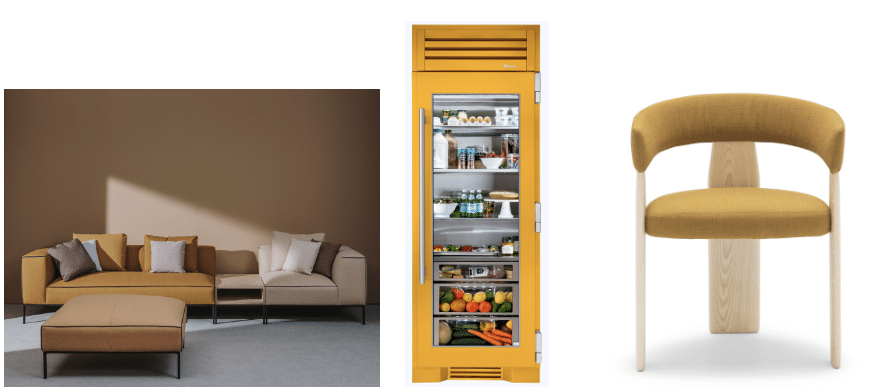 Patricia Urquiola’s Oru Chair - Saffron Refrigerator Column