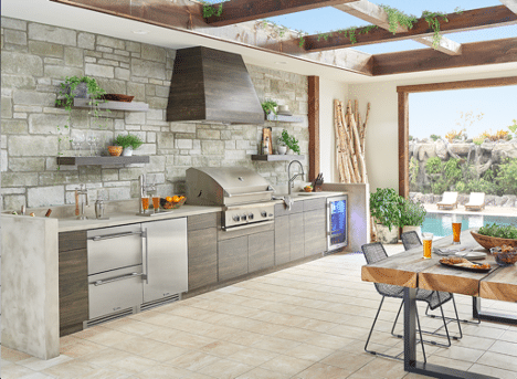 Outdoor Kitchen and Grill