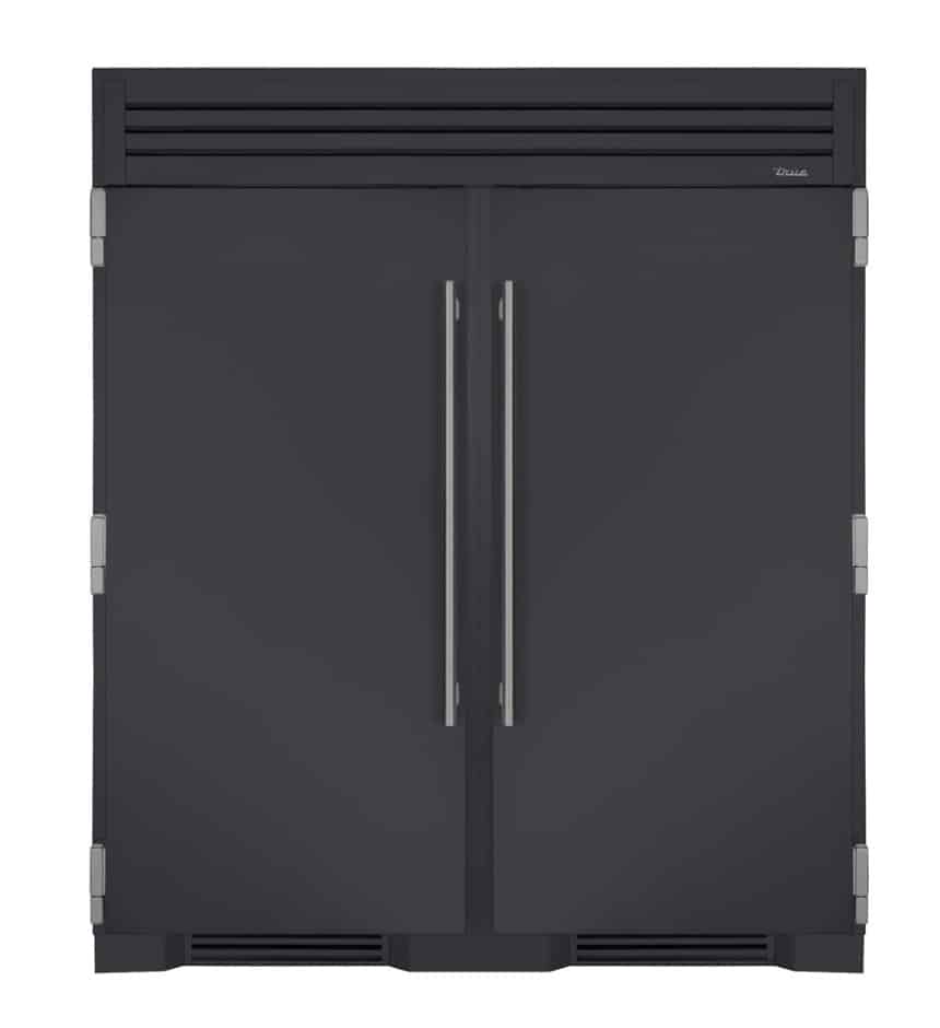 Refrigerator and Freezer Columns - Matte Black