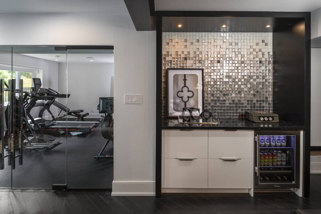 Lower Level 4 - Gym and Undercounter Refrigerator