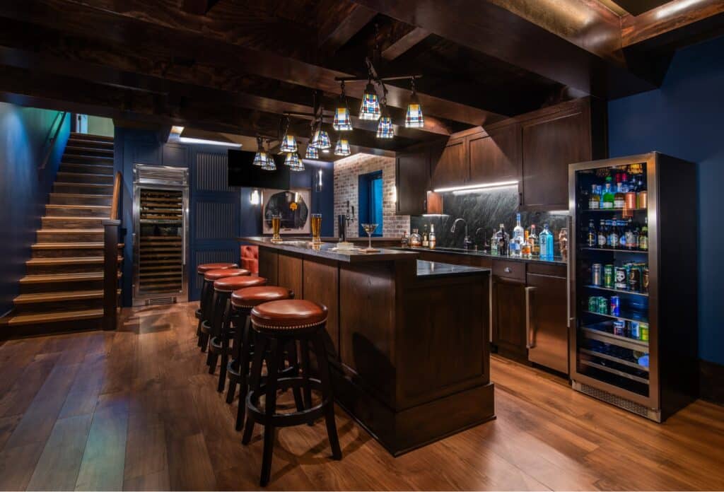 Christine Jahan Designs 5 1 - Basement Bar