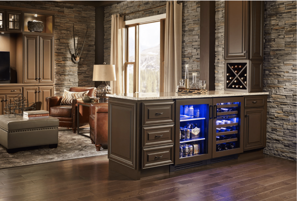 Undercounter Display - Stone Brick wall