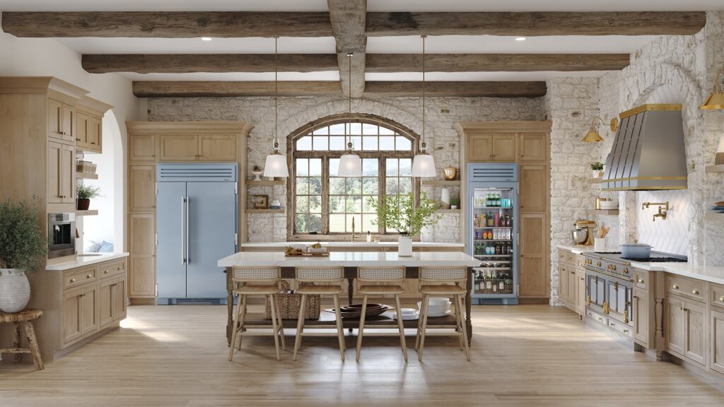 Bluestone Refrigerator Scene Kitchen Display