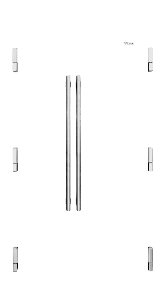 Side-By-Side - Hinges and Handle