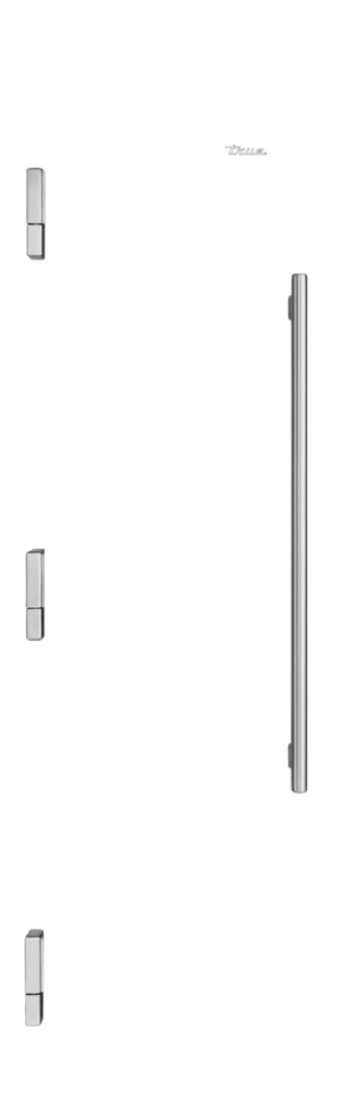 24 Inch - Dual Wine Zone Column - LEFT Hinges and Handle